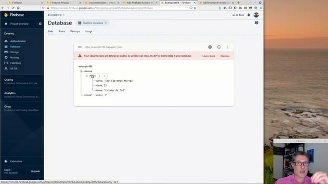 Demonstração - banco firebase смотреть онлайн