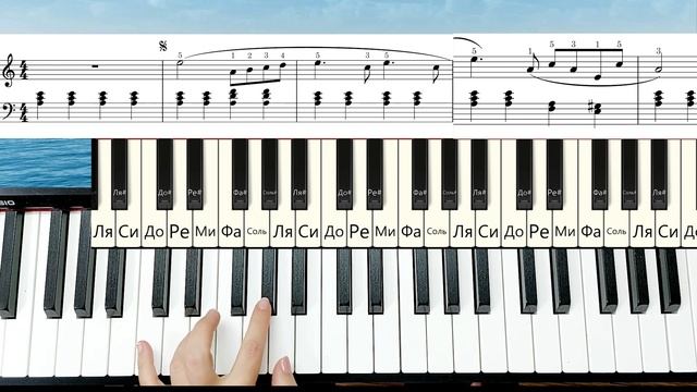 Красивая музыка Лебединое Озеро Чайковского на Пианино для НАЧИНАЮЩИХ Легко Просто + НОТЫ?