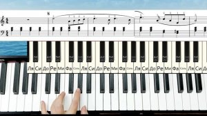 Красивая музыка Лебединое Озеро Чайковского на Пианино для НАЧИНАЮЩИХ Легко Просто + НОТЫ?