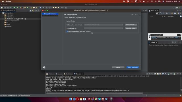 02. Update Java version for the java selenium automation project смотреть онлайн