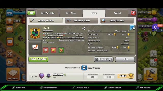 COC Attack And Base Visit With Chill