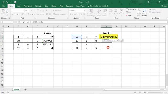 How to use IFERROR in Excel - Tutorial смотреть онлайн