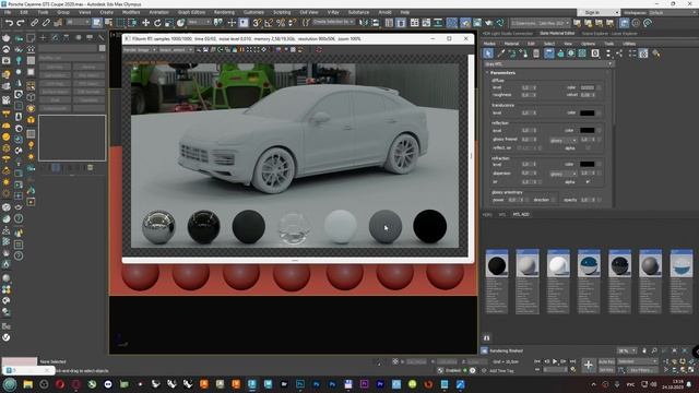 Автомобильная визуализация. Porsche Cayenne GTS (экспозиция) (Automotive visualisation) RUS смотреть онлайн
