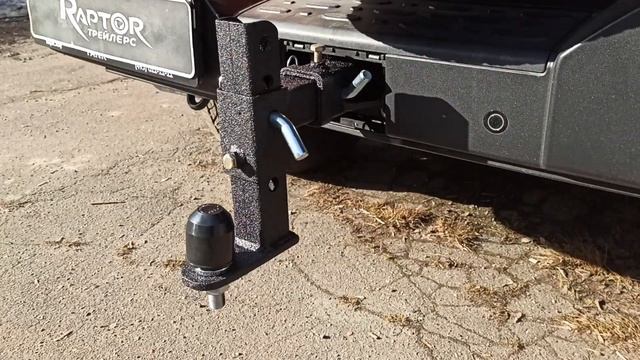 Фаркоп на Tank 300 с регулировкой по высоте от Raptor Trailers Custom. смотреть онлайн