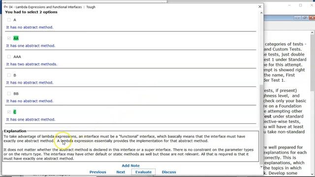 Selecting the correct functional interface for a lambda expression (enthuware.ocpjp.v8.2.1807 смотреть онлайн