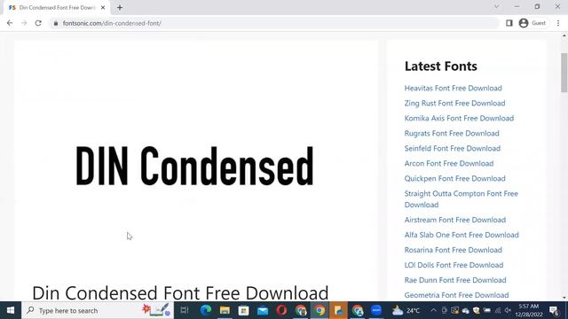 How to Download and Install Din Condensed Font Free Download in Adobe Photoshop смотреть онлайн