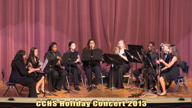 CCHS Holiday Concert 2013 Clarinet Choir смотреть онлайн