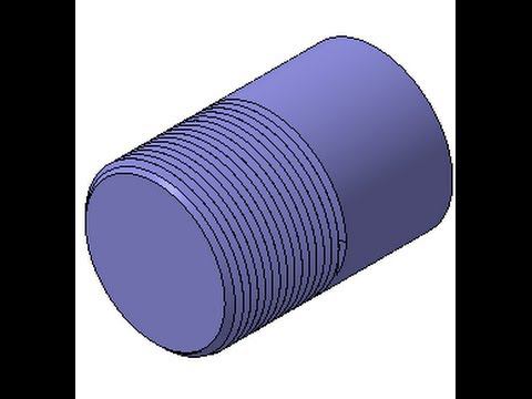 Видеоуроки Компас 10 Как сделать резьбу в Компасе смотреть онлайн