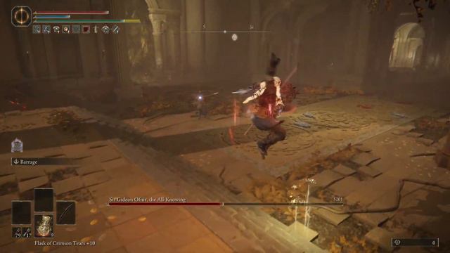Sir Gideon Ofnir the All-Knowing, Bow Only Boss Fight - Elden Ring смотреть онлайн