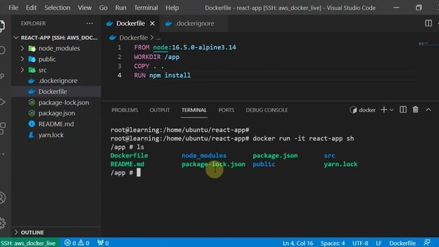 Node js , React آموزش جامع داکر قسمت نهم : توسعه داکر فایل پروژه смотреть онлайн