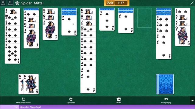 Mix II | Star Club - Classic | Spider Medium | Solve the deck | Game 2 смотреть онлайн