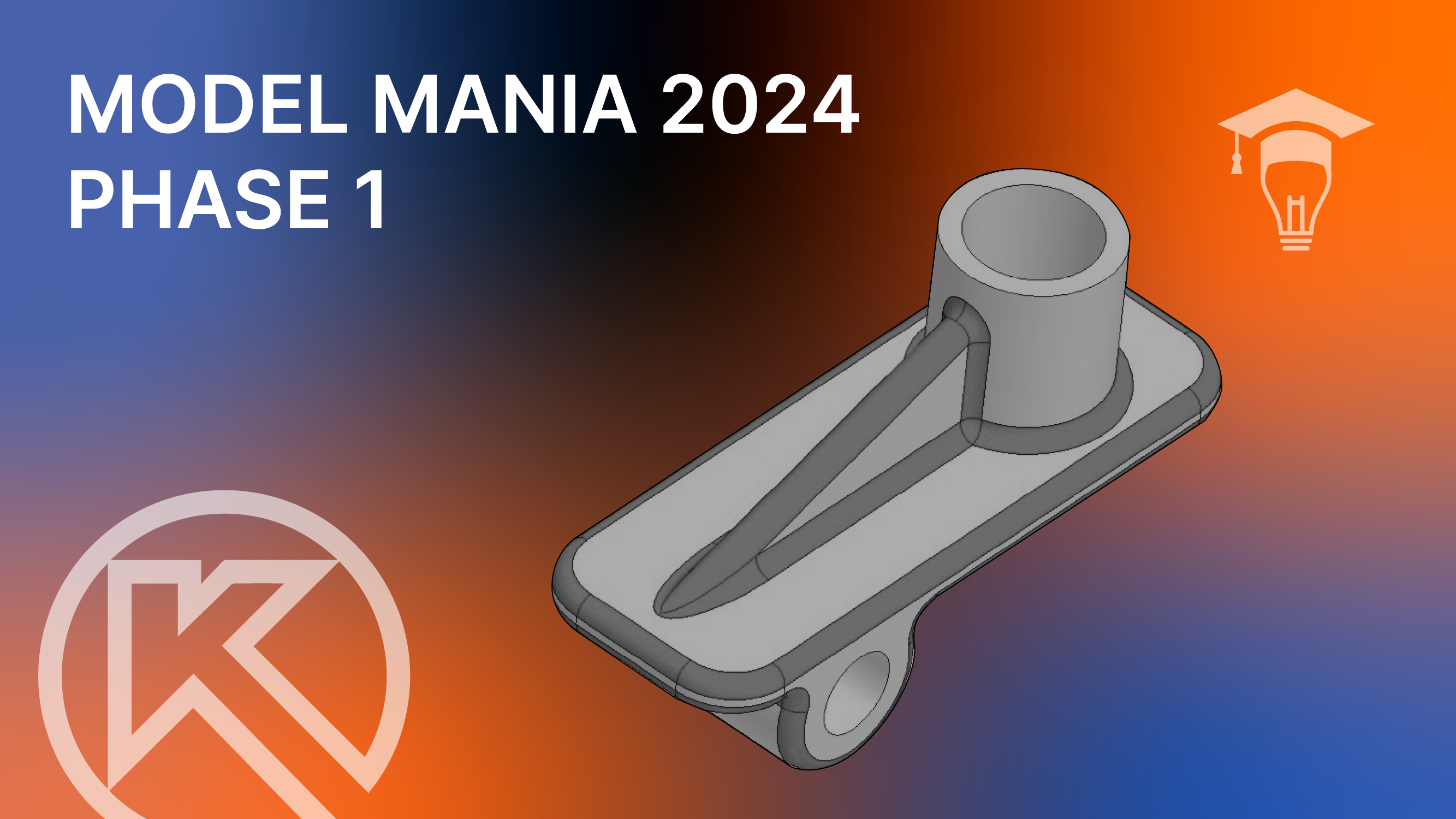 КОМПАС-3D Деталь с конкурса Model Mania 2024 Часть 1 смотреть онлайн