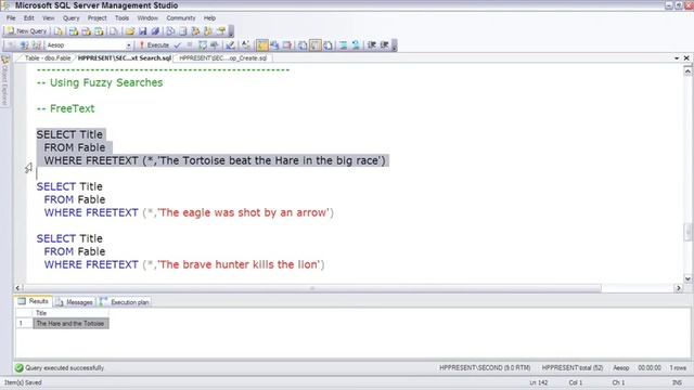 SQL Server Using a Fuzzy Search to Search for Phrases смотреть онлайн
