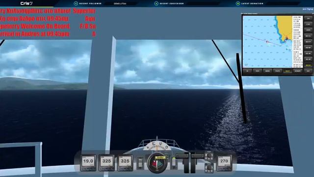 [Virtual Sailor Ng version 9.8.8] Route to Cyclades Online! смотреть онлайн