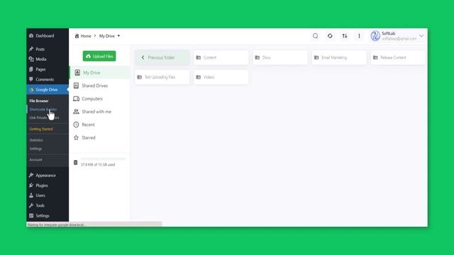 How to Use Integrate Google Drive Shortcode Builder смотреть онлайн