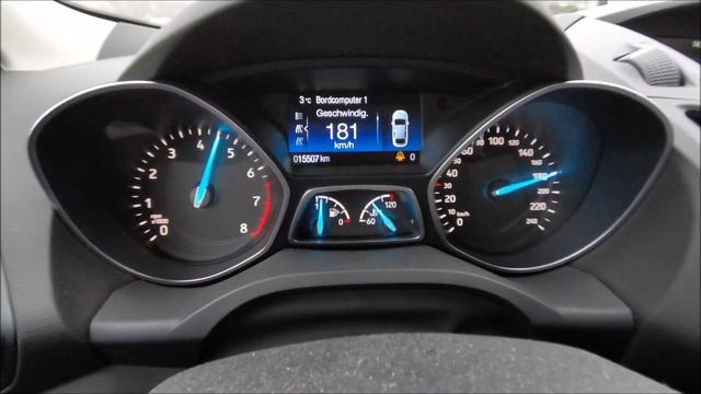 Ford Kuga 120HP 50-100 & VMAX on Autobahn смотреть онлайн