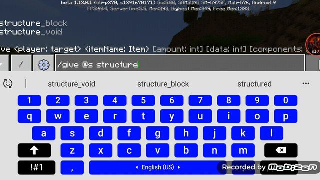 Как получить структурные блок,структурную пустоту,командный блок.🍋