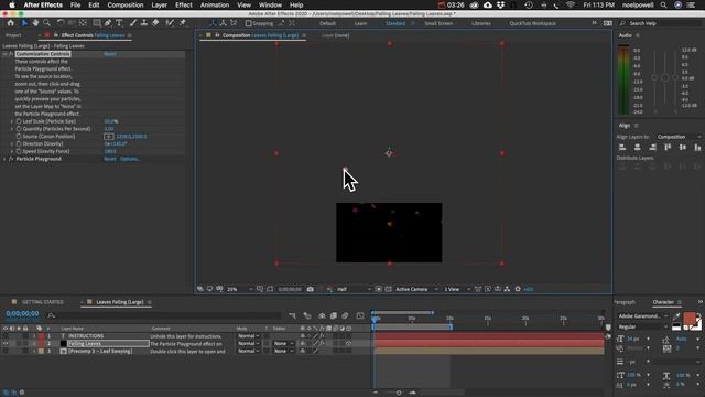 Falling Leaves Tutorial - After Effects (Create Custom Leaf Animations) смотреть онлайн