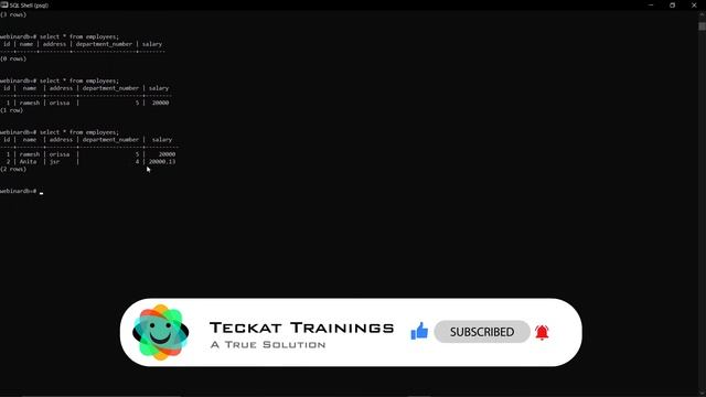 Part 1: How to insert and view data in PostgreSQL? | PostgreSQL Tutorials смотреть онлайн