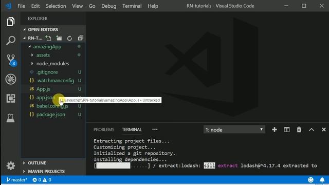 #1- Installing and understanding files | react native tutorials with expo in hindi смотреть онлайн
