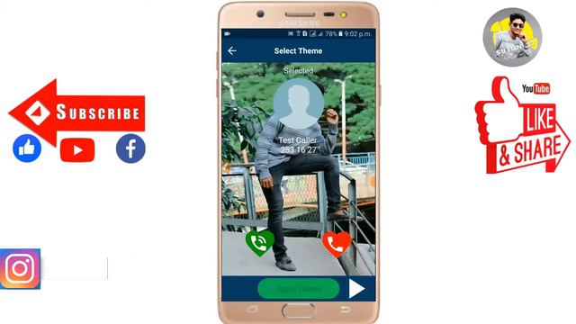 How to add photo caller screen in bangla | Change Caller Screen Themes & Background photo | Sujon 3 смотреть онлайн