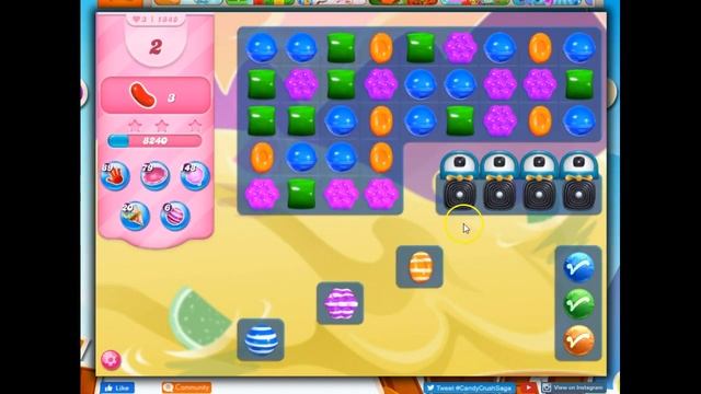 Candy Crush Level 1848 Talkthrough, 13 Moves 0 Boosters смотреть онлайн