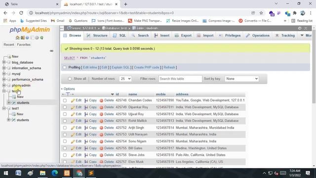 Fetch and Display Data on Table using PHP and MySQL Database in Hindi смотреть онлайн