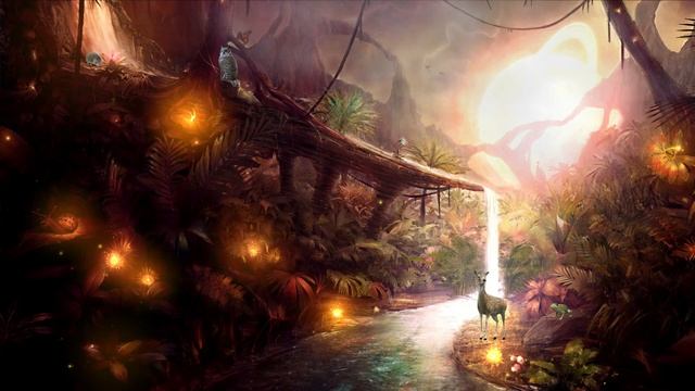 1 Hour of Ambient Fantasy Music | Enchanted Forest, Tranquil Atmospheric Ambience, Birds Singing смотреть онлайн