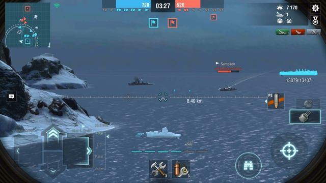 World of Warships Blitz - Gameplay #32 - PT-BR - Android - IOS - IPHONE - HD смотреть онлайн