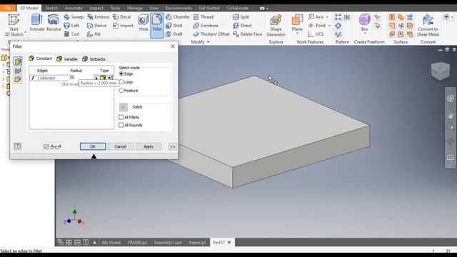 Autodesk Inventor Tutorial Chair Design || Weldment In Autodesk Inventor || Inventor Tutorial 3D Ca