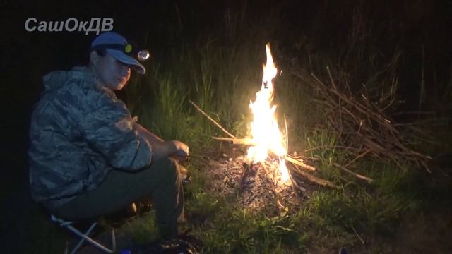 Сомы, ночная рыбалка на донки... смотреть онлайн