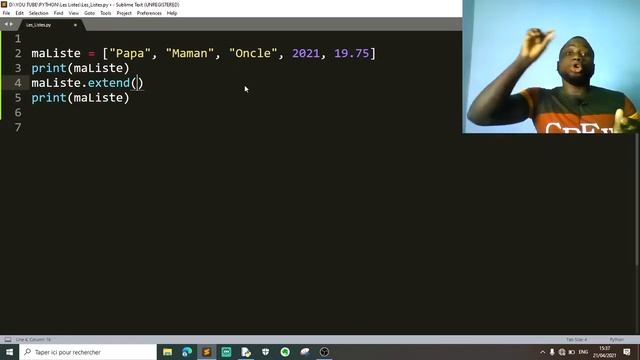 PYTHON #7| LE COMMENT DES STRUCTURES DE DONNÉES EN PYTHON | LES LISTES EN PYTHON смотреть онлайн