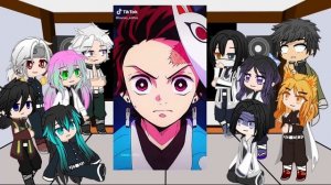 Hashira (+Ubuyashiki) react to Tanjiro (TikTok)| Demon Slayer/KNY | 1/?