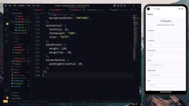 Fix React Native Keyboard Covering TextInputs #3 - TypeScript смотреть онлайн