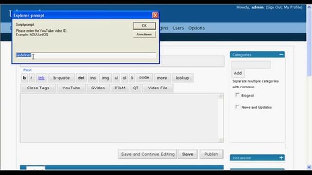 Wordpress Video-Plugin Tutorial смотреть онлайн