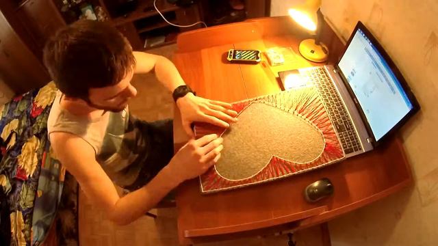 Пано из гвоздиков и нитей для любимой! (TIme Lapse) смотреть онлайн