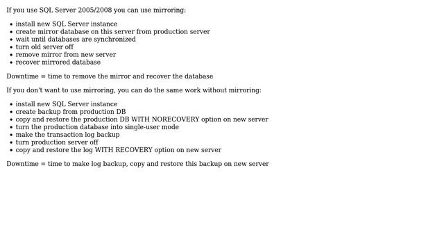 DevOps & SysAdmins: Moving SQL Server database from old production server to new server смотреть онлайн
