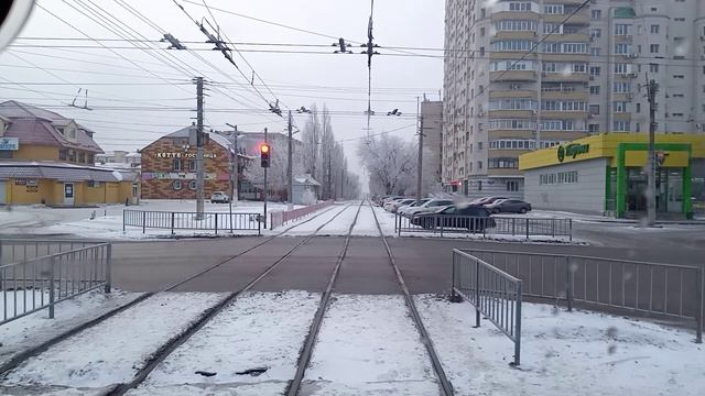 Волгоградский трамвай. Маршрут 5 "Жилгородок" - "Улица Радомская"/ Volgograd tram. Route 5 смотреть онлайн