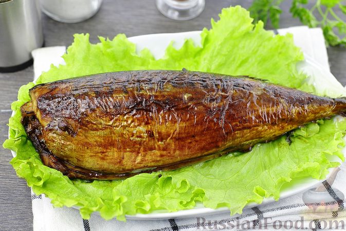 Вкусный минимализм!
СКУМБРИЯ С СОЕВЫМ СОУСОМ В ФОЛЬГЕ