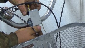 Велосипед с мотором от триммера, косилки