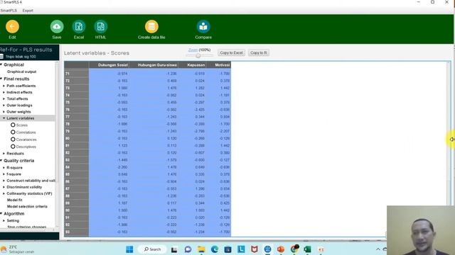 ~UJI HIPOTESIS SMARTPLS SIGNIFIKAN SEMUA... INI CARANYA "TUTORIAL SMARTPLS 4" смотреть онлайн