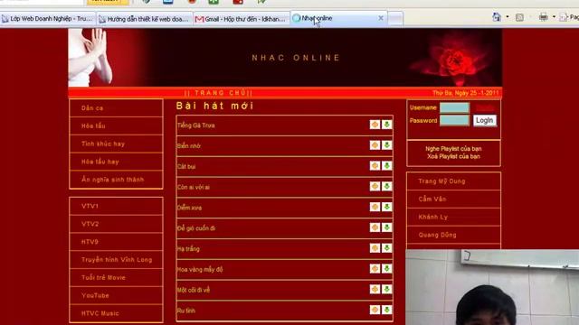 3 Login WebSite Nhạc PHP смотреть онлайн