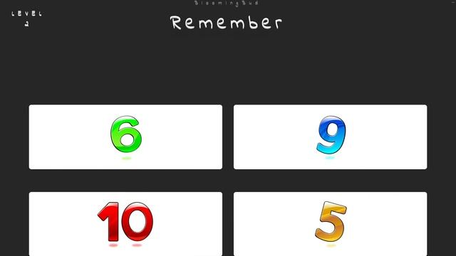 Memory Game | Numbers | Kids puzzle смотреть онлайн