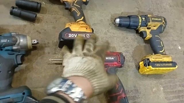 Гайковерт Wosai Ws-l10, Drillpro Kdw942, шуруповерты Wosai 3016