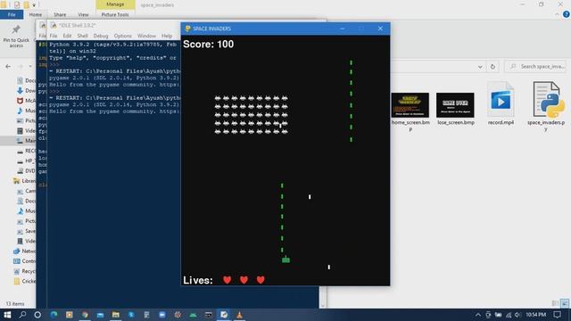 Space Invaders in Python with the Pygame Package смотреть онлайн