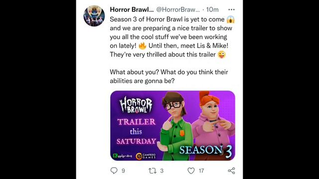 скоро ютуб могут скоро заблокируют но!!! скоро будет trailer in horror brawl season 3 это не монтаж смотреть онлайн