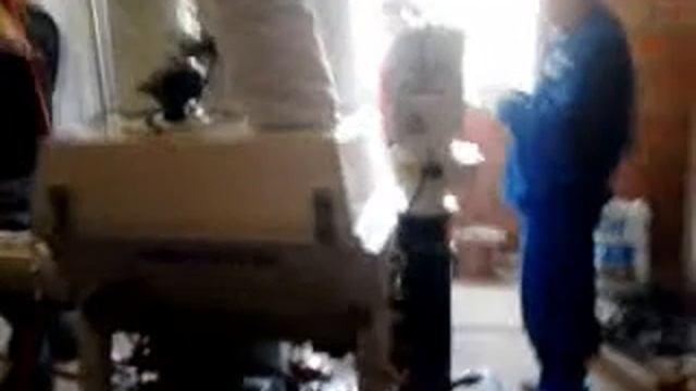 Штукатурная станция M-tec M-280 в связке с пневмотранспортной системой Hurrican