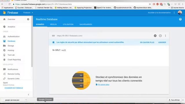 Part 1. Firebase Initiation - Android Chat App - Authentification and Realtime database смотреть онлайн