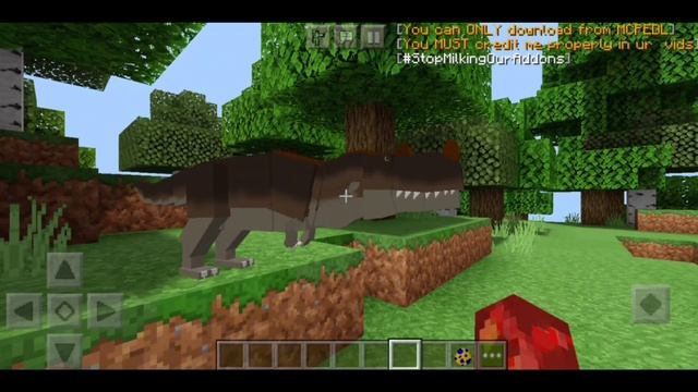 ДИНОЗАВРЫ В MINECRAFT BEDROCK 1.16 | ОБЗОР МОДА ДЛЯ MINECRAFT BEDROCK |