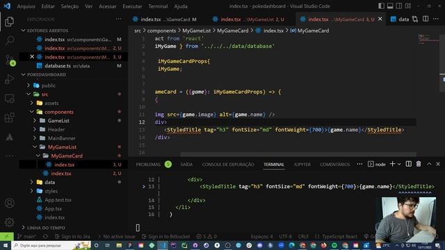 Criando um Projeto com Styled Components e Typescript - Meus jogos pt1 смотреть онлайн